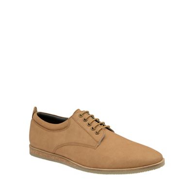 Tan 'Kane' mens lace up leather shoes